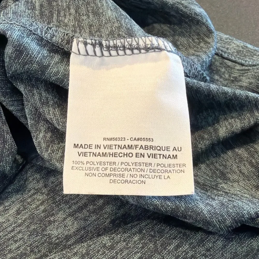 Nike Hooded Pullover Long Sleeve Athletic Top, Heathered Gray, Women’s Large